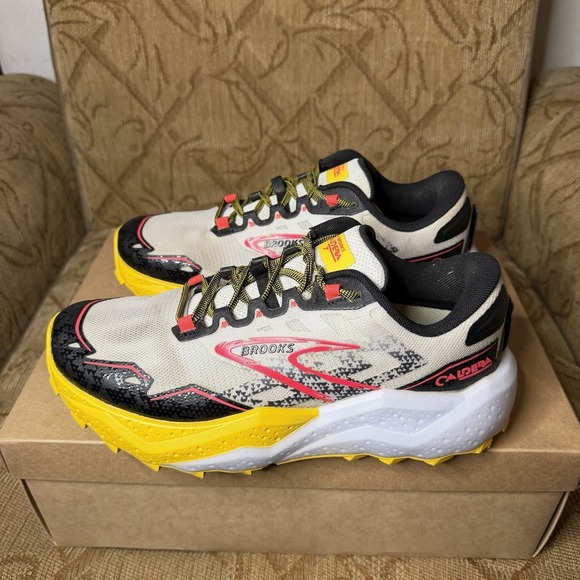 Brooks Shoes - Brooks Caldera 7 Trail Running Shoes Womens 9.5 B Lunar Loft DNA 1204041B094